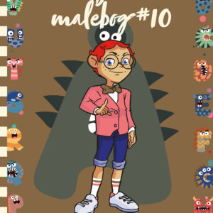 Hr. Klogemands malebog #10 - den tiende med monsterbogstaver