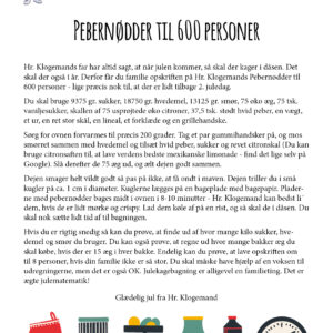 Hr. Klogemands kogebog - Pebernødder til 600 personer