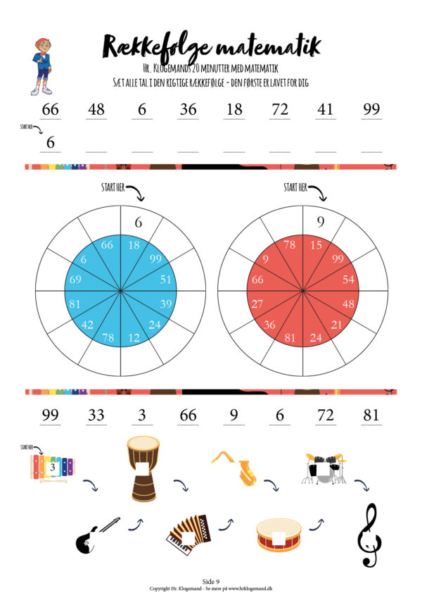 Hr. Klogemands 20 minutter med matematik - Musik Matematik - LIGHT UDGAVE - Image 3