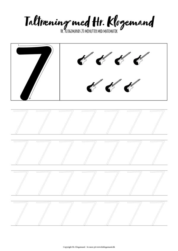 Hr. Klogemands 20 minutter med matematik - Musik Matematik - LIGHT UDGAVE - Image 9