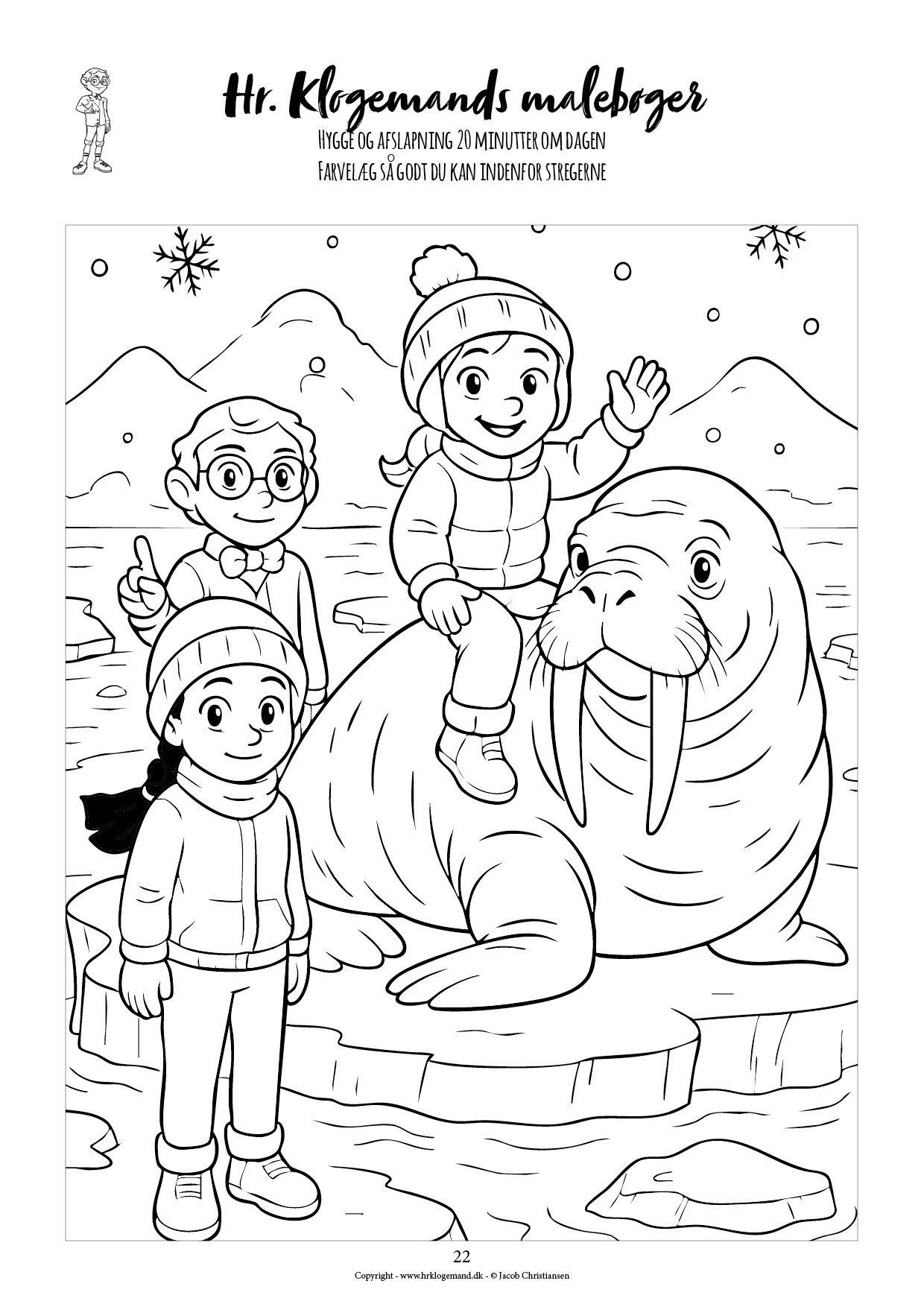 Hr. Klogemands malebog #18 - den attende med flittige dyr - LIGHT UDGAVE - Billede 6