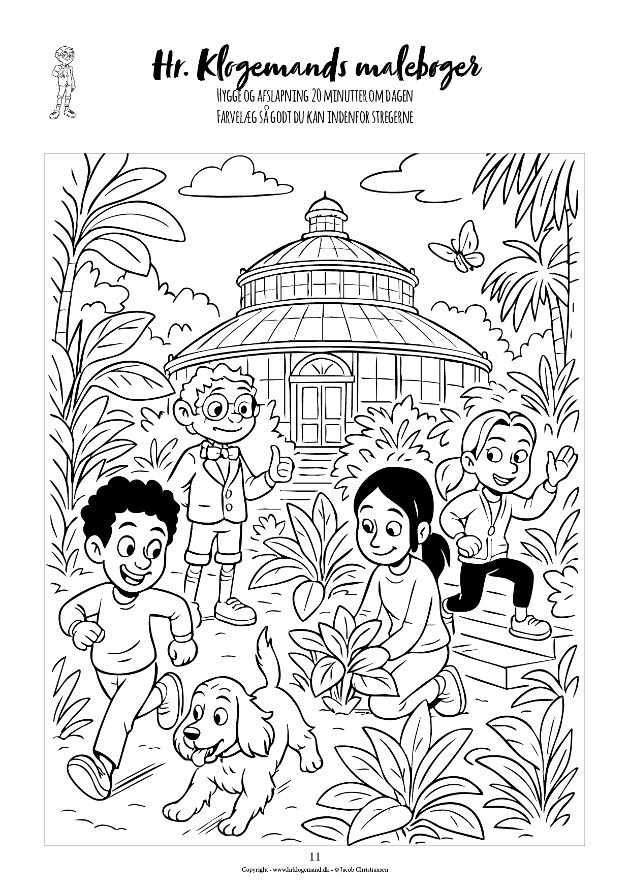 Hr. Klogemands malebog #19 - den nittende med sommerferie aktiviteter - Billede 5
