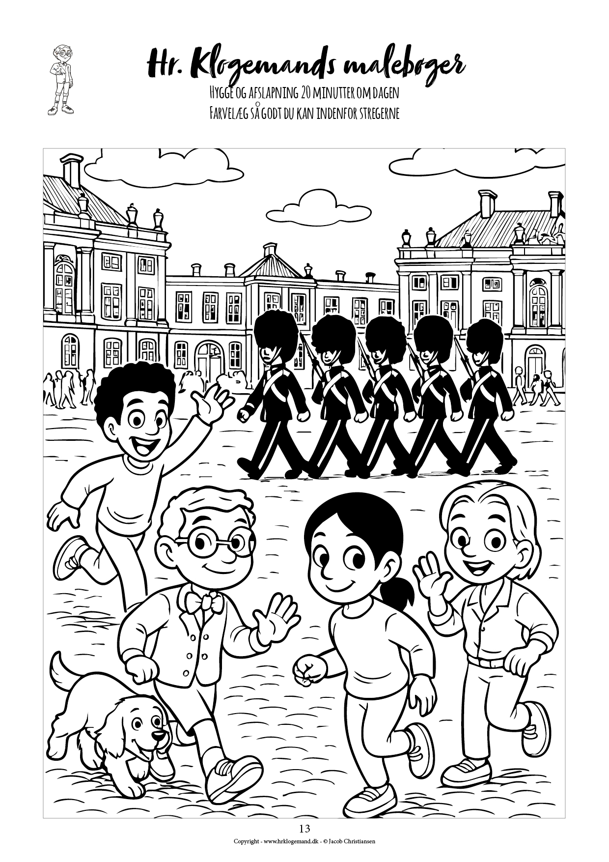 Hr. Klogemands malebog #19 - den nittende med sommerferie aktiviteter - Billede 6