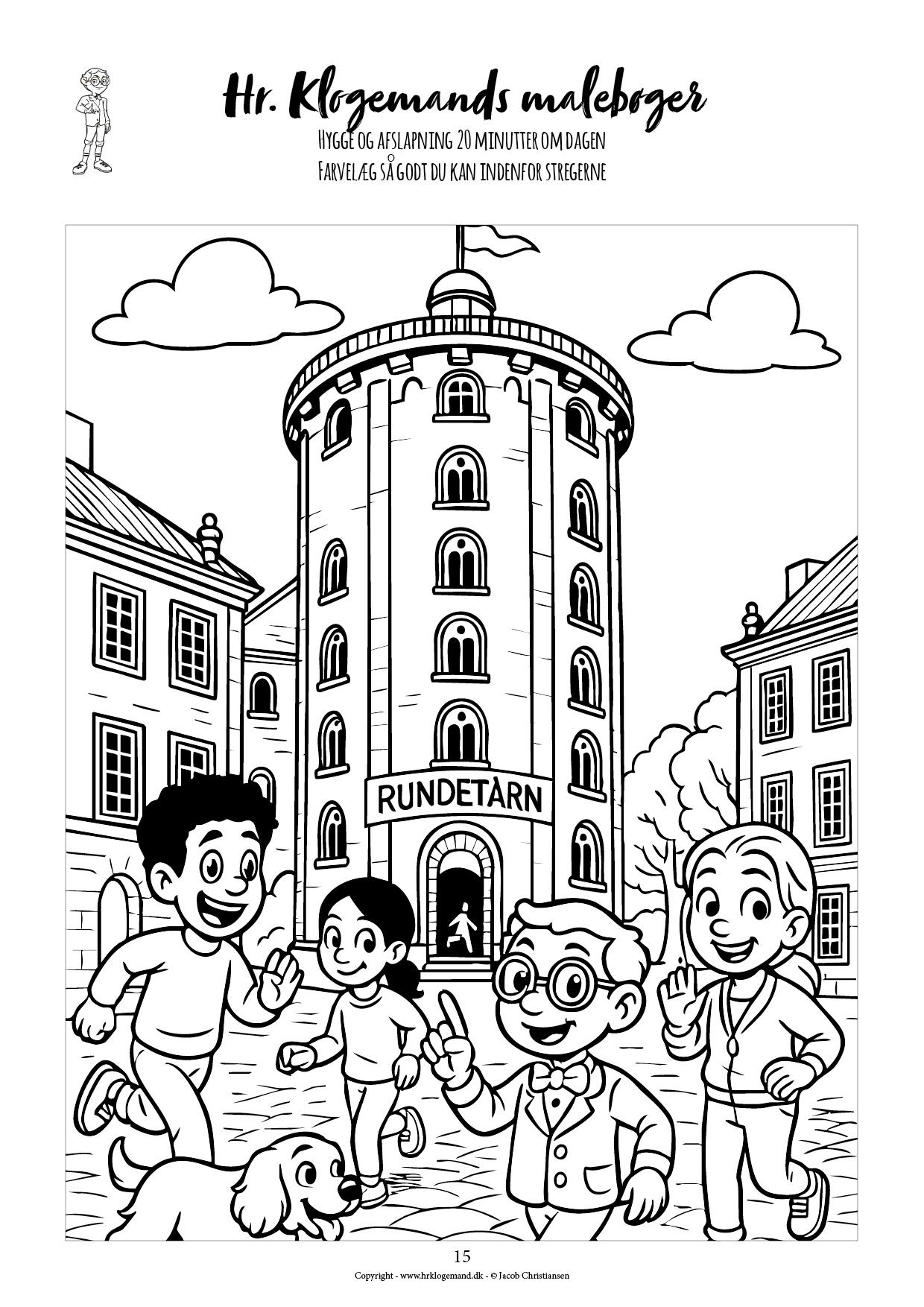 Hr. Klogemands malebog #19 - den nittende med sommerferie aktiviteter - Billede 7