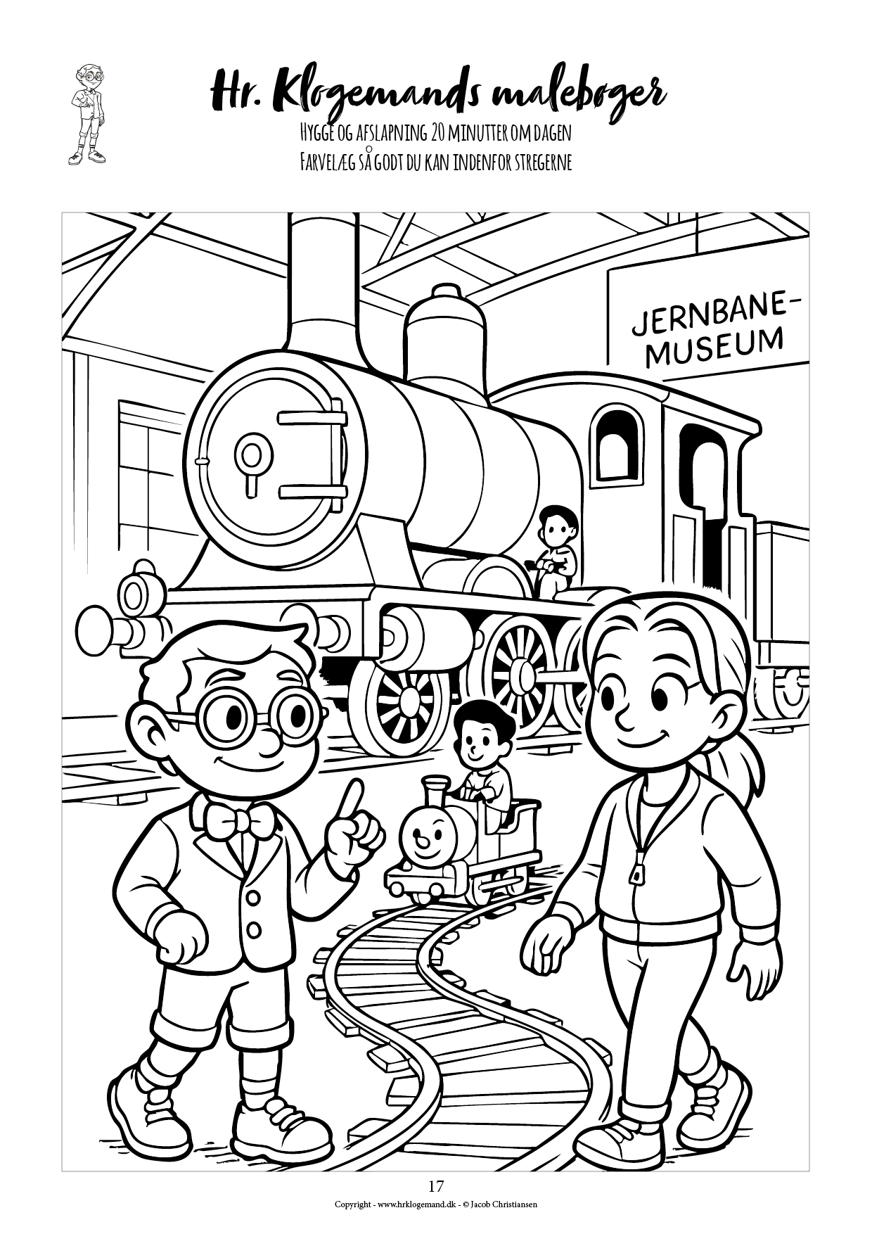 Hr. Klogemands malebog #19 - den nittende med sommerferie aktiviteter - Billede 8