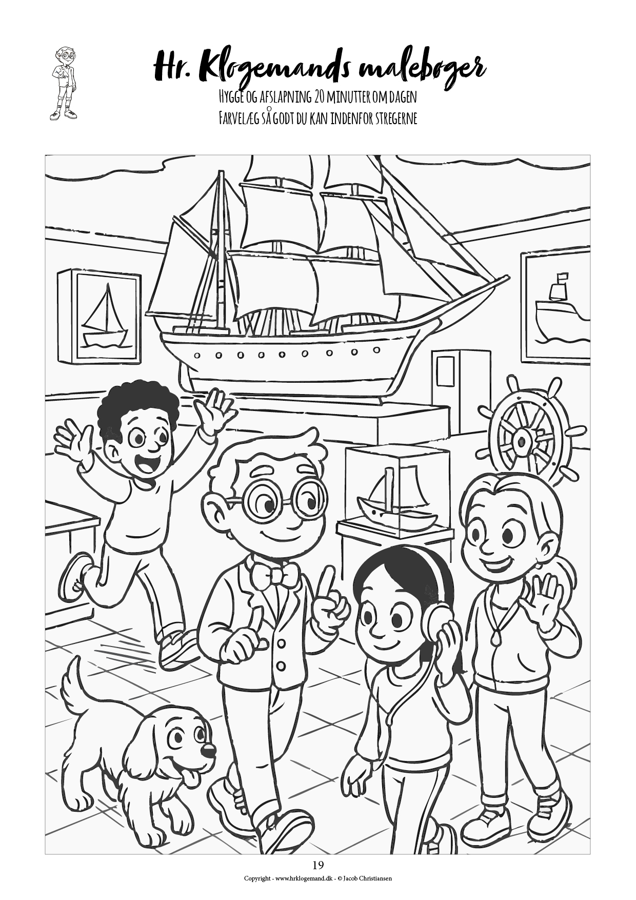 Hr. Klogemands malebog #19 - den nittende med sommerferie aktiviteter - Billede 9