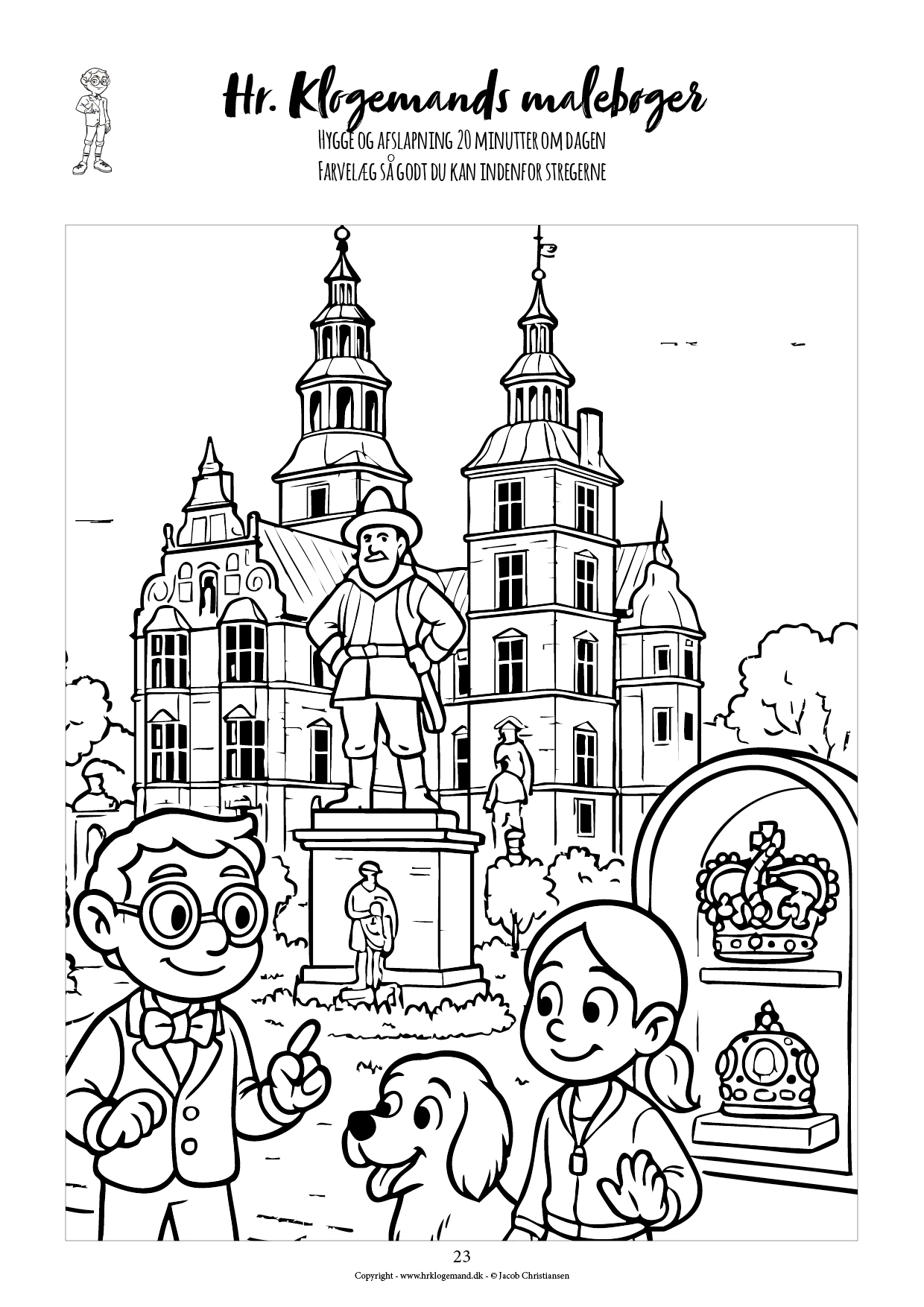 Hr. Klogemands malebog #19 - den nittende med sommerferie aktiviteter - Billede 16