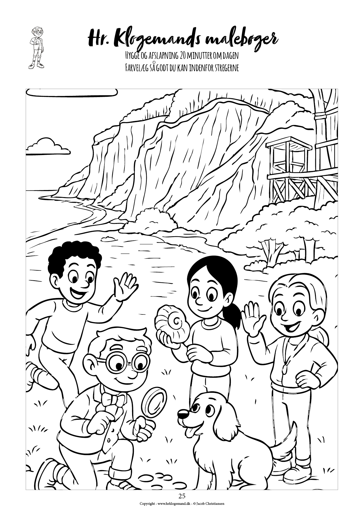 Hr. Klogemands malebog #19 - den nittende med sommerferie aktiviteter - Billede 15