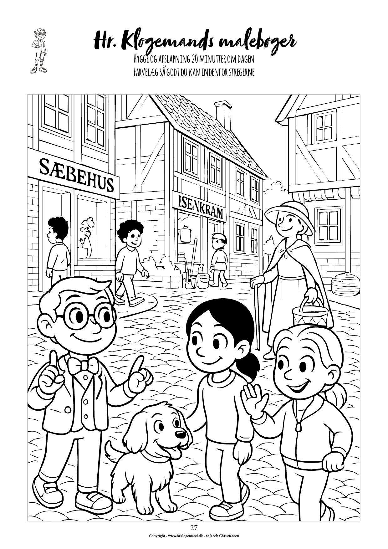 Hr. Klogemands malebog #19 - den nittende med sommerferie aktiviteter - Billede 14