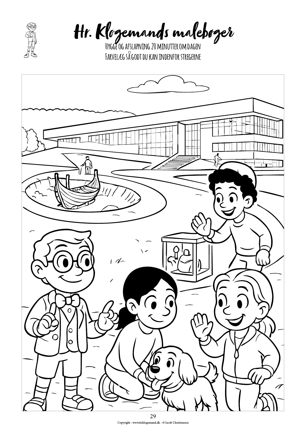 Hr. Klogemands malebog #19 - den nittende med sommerferie aktiviteter - Billede 13