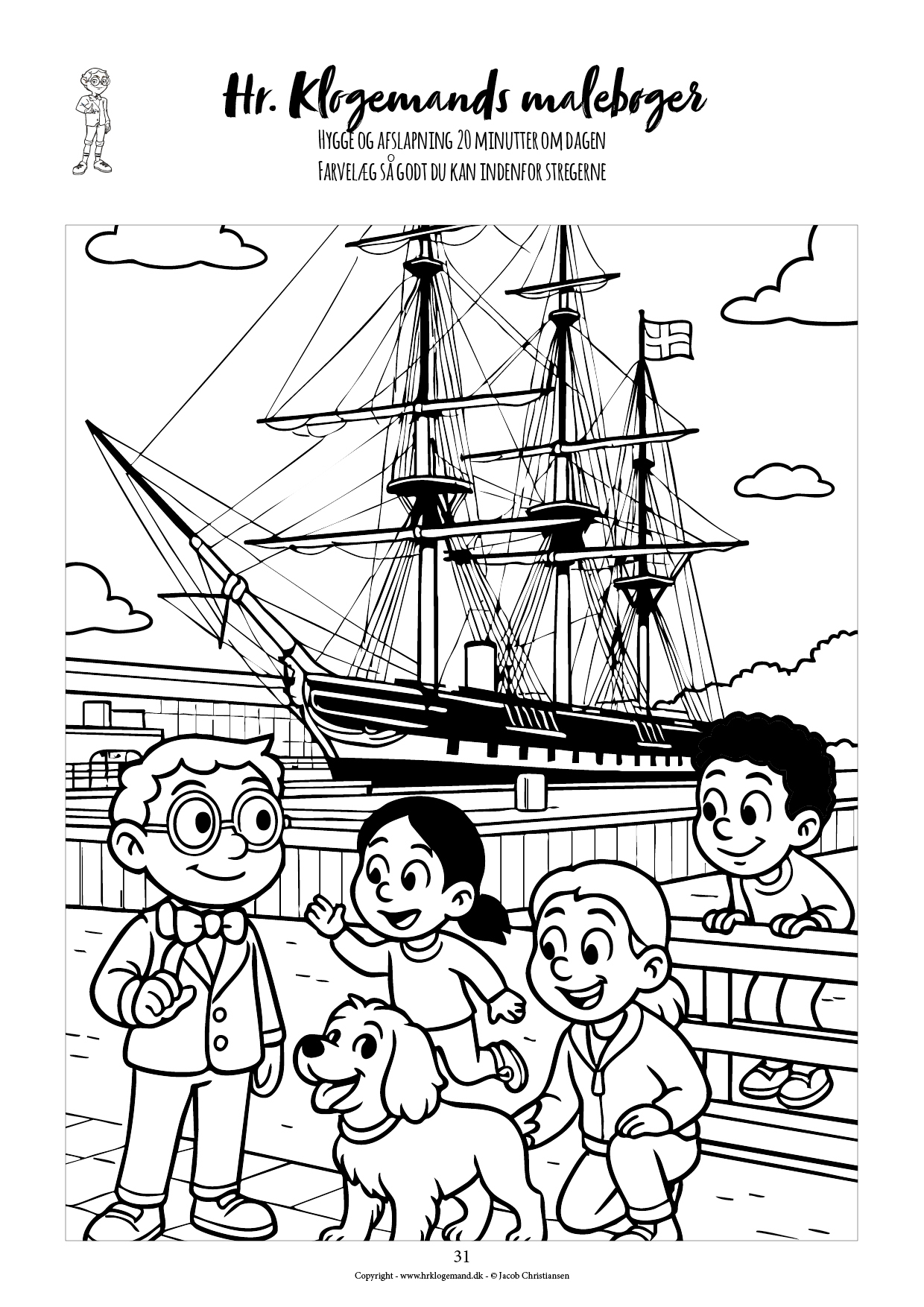 Hr. Klogemands malebog #19 - den nittende med sommerferie aktiviteter - Billede 12