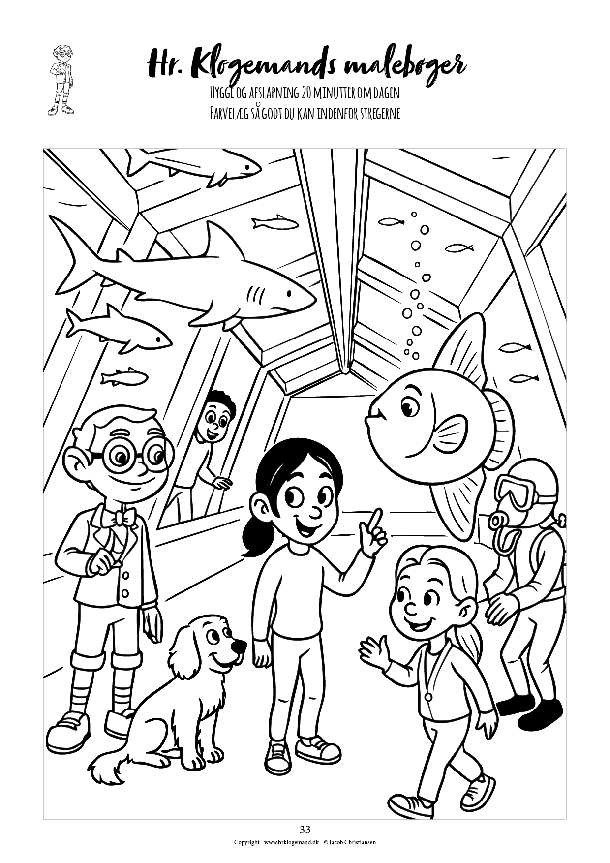 Hr. Klogemands malebog #19 - den nittende med sommerferie aktiviteter - Billede 11