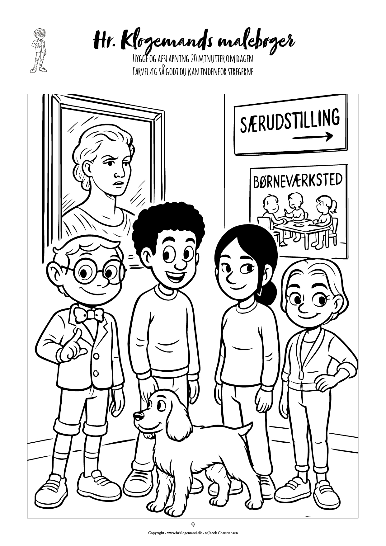 Hr. Klogemands malebog #19 - den nittende med sommerferie aktiviteter - Billede 4