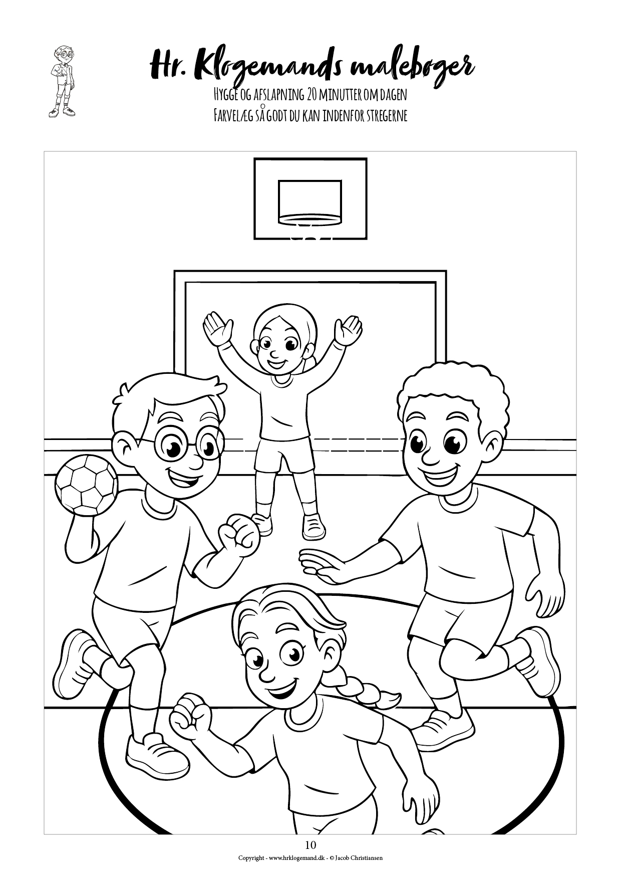 Hr. Klogemands malebog #20 - den tyvende med sport (LIGHT UDGAVE) - Billede 6