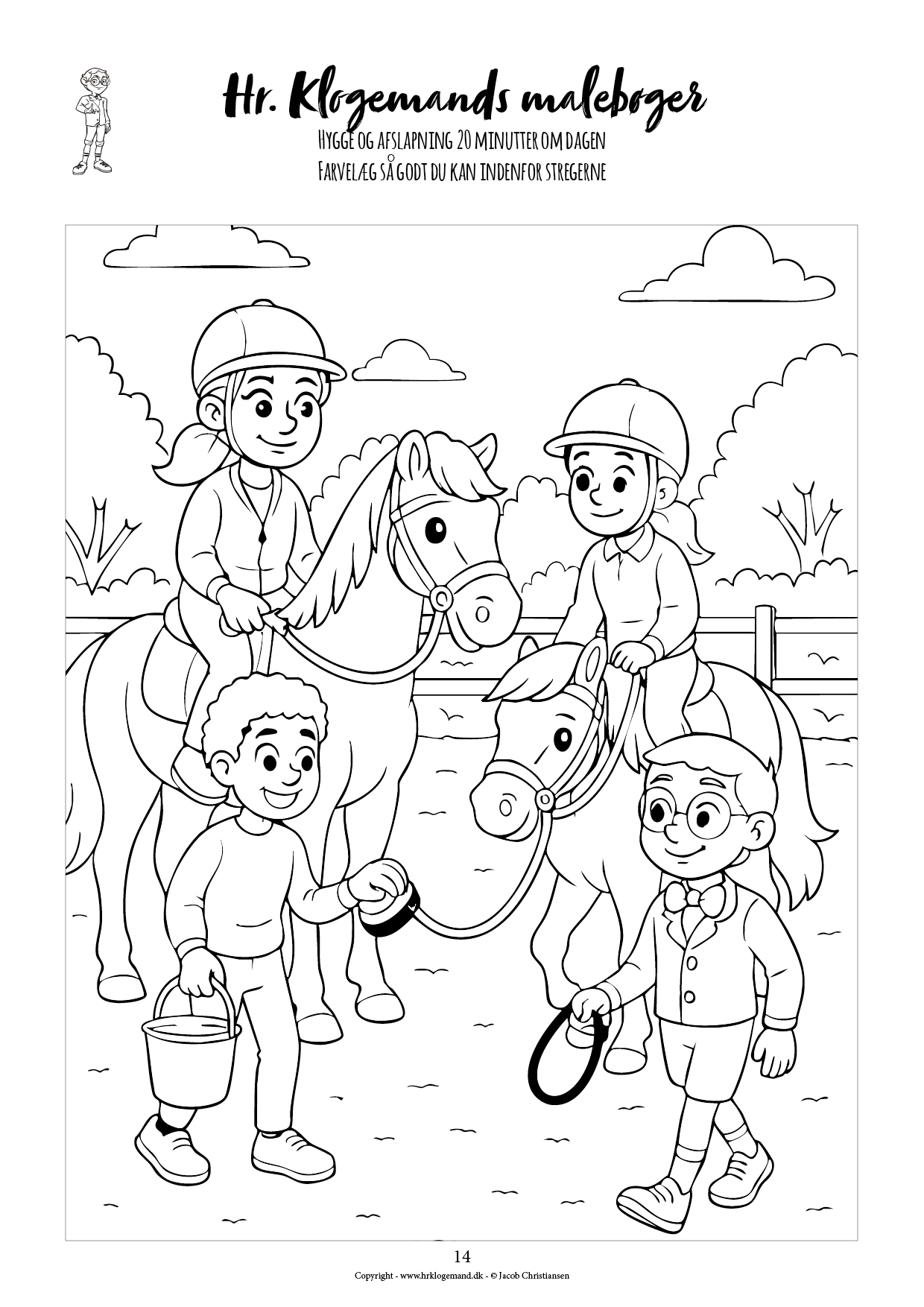 Hr. Klogemands malebog #20 - den tyvende med sport (LIGHT UDGAVE) - Billede 11