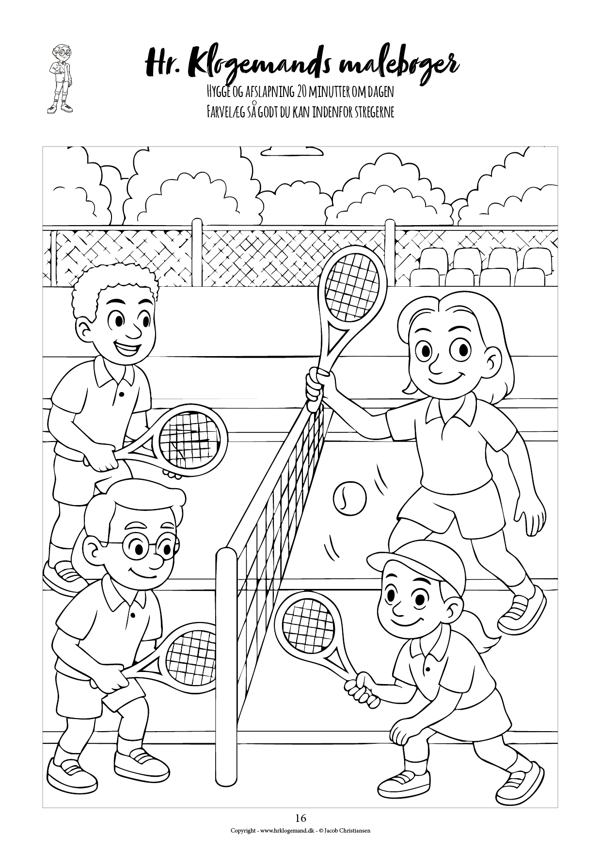 Hr. Klogemands malebog #20 - den tyvende med sport (LIGHT UDGAVE) - Billede 10
