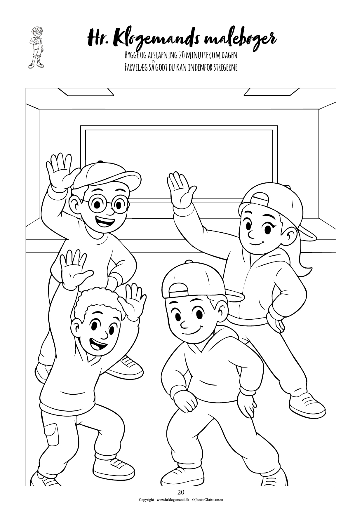 Hr. Klogemands malebog #20 - den tyvende med sport (LIGHT UDGAVE) - Billede 8