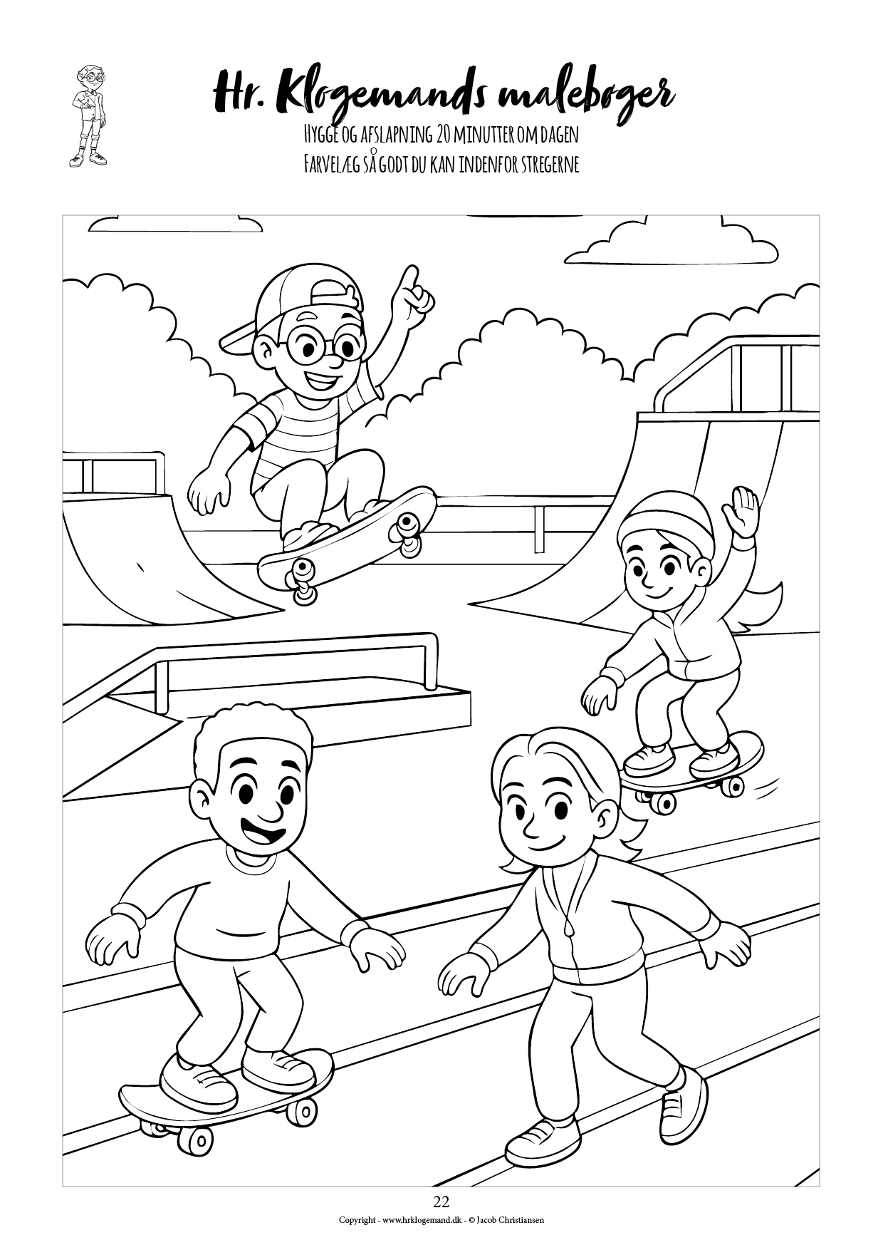 Hr. Klogemands malebog #20 - den tyvende med sport (LIGHT UDGAVE) - Billede 7