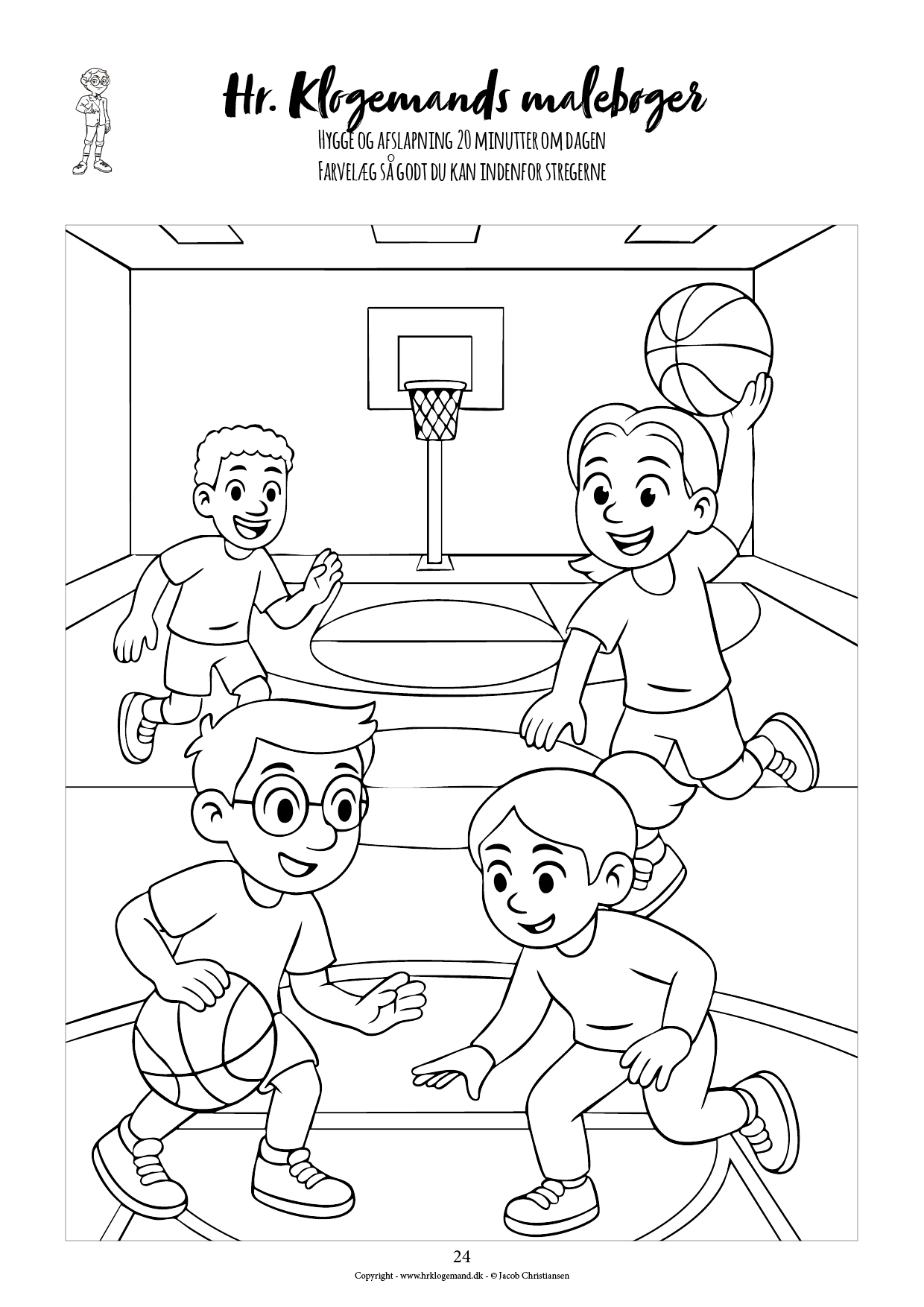 Hr. Klogemands malebog #20 - den tyvende med sport (LIGHT UDGAVE) - Billede 13