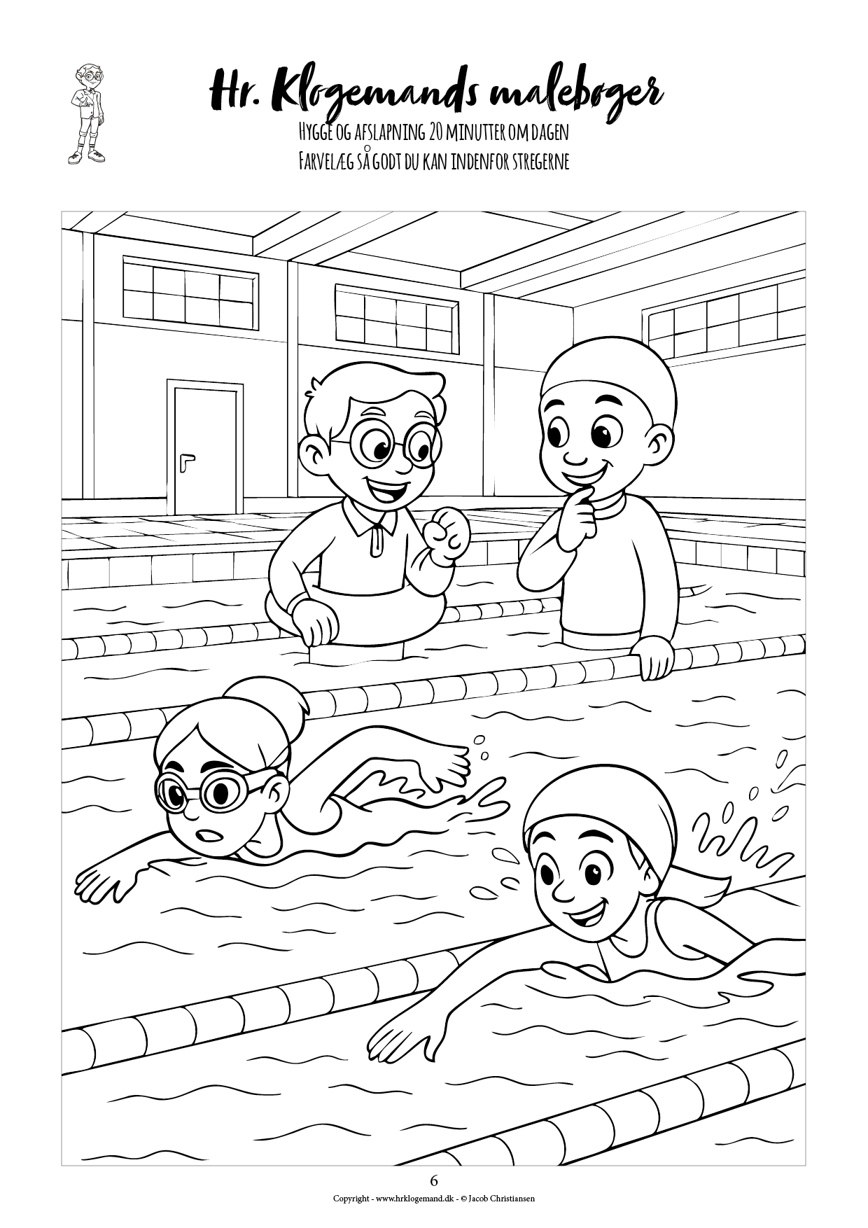 Hr. Klogemands malebog #20 - den tyvende med sport (LIGHT UDGAVE) - Billede 4