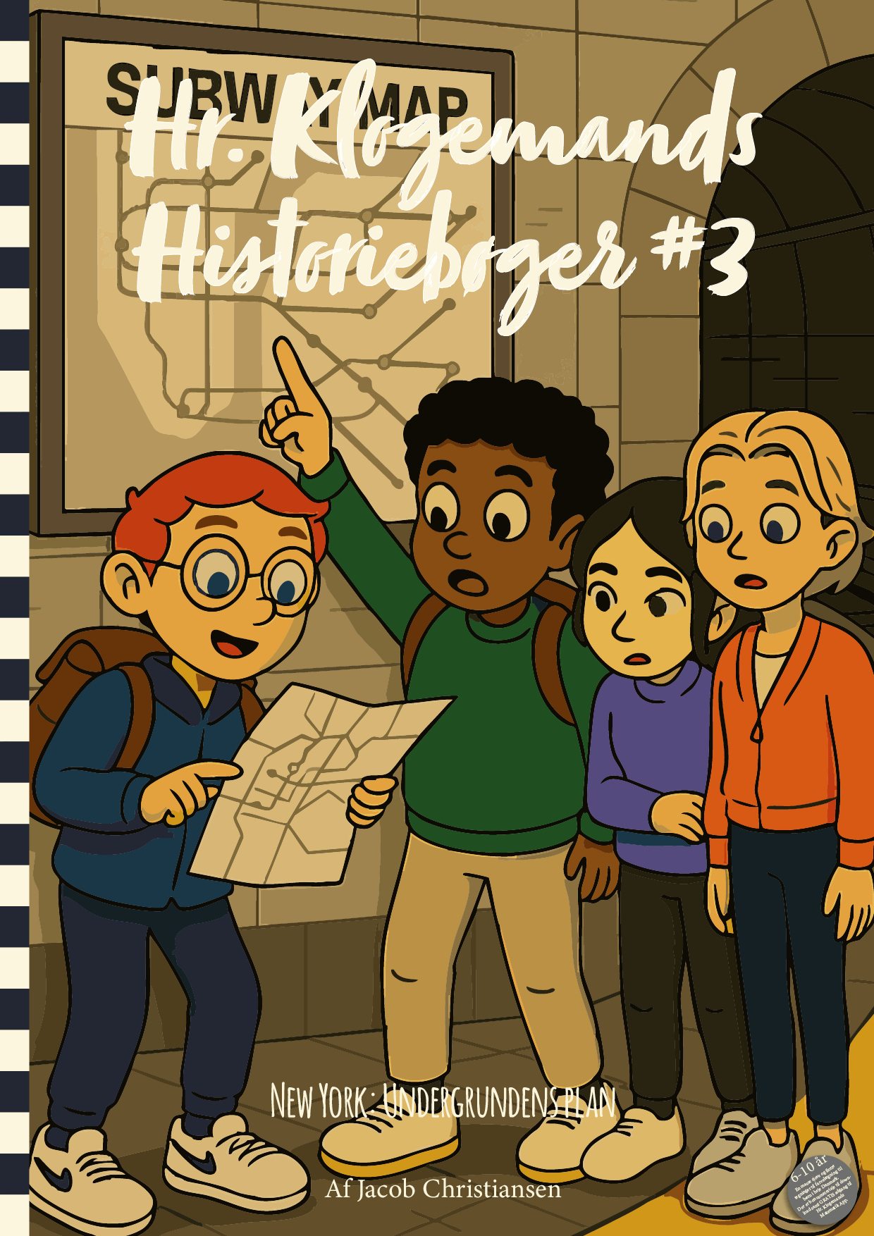 Hr. Klogemands historiebøger #3 - New York: Undergrundens plan - (LIGHT UDGAVE)