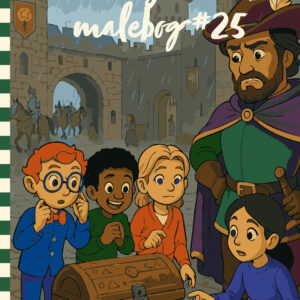 Hr. Klogemands malebog #25 - den femogtyvende med rejsen middelalderen og Grev Rosenknop - LIGHT UDGAVE