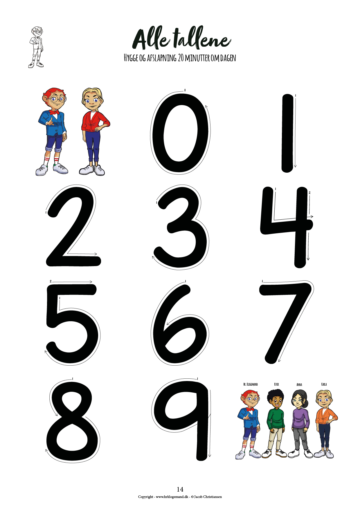 Hr. Klogemands malebog #23 - den treogtyvende med rejsen til tallets fødsel (LIGHT UDGAVE) - Billede 8