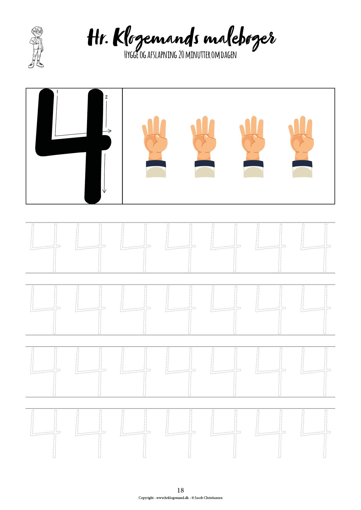 Hr. Klogemands malebog #23 - den treogtyvende med rejsen til tallets fødsel (LIGHT UDGAVE) - Billede 12