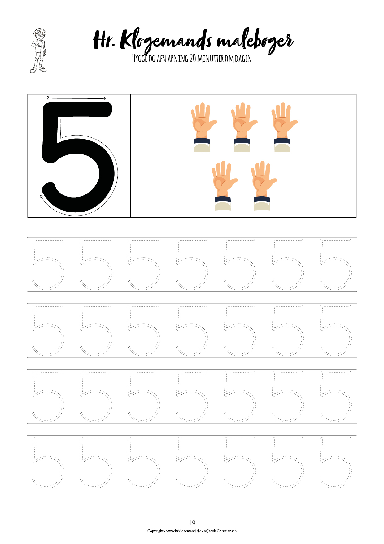 Hr. Klogemands malebog #23 - den treogtyvende med rejsen til tallets fødsel (LIGHT UDGAVE) - Billede 13