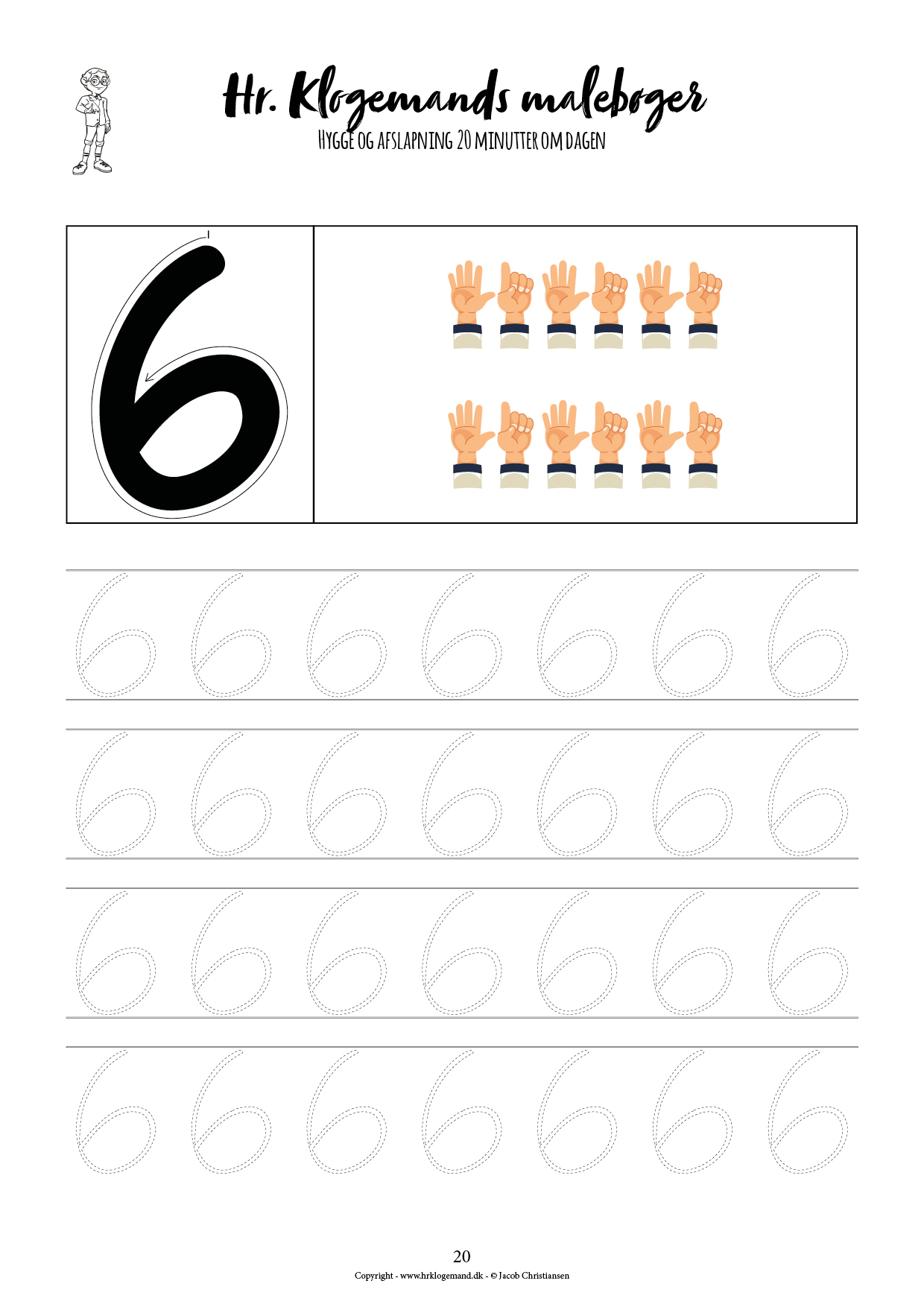 Hr. Klogemands malebog #23 - den treogtyvende med rejsen til tallets fødsel (LIGHT UDGAVE) - Billede 14