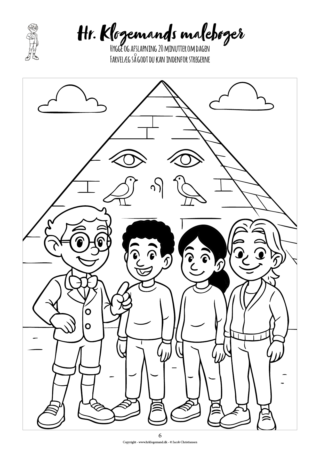 Hr. Klogemands malebog #23 - den treogtyvende med rejsen til tallets fødsel (LIGHT UDGAVE) - Billede 4