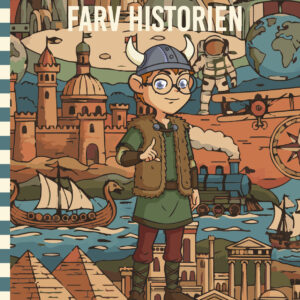 Hr. Klogemands Tidsrejsen - Farv historien #1 - fra ild til måne - LIGHT UDGAVE